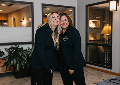 two of our dental team members in our Stillwater office